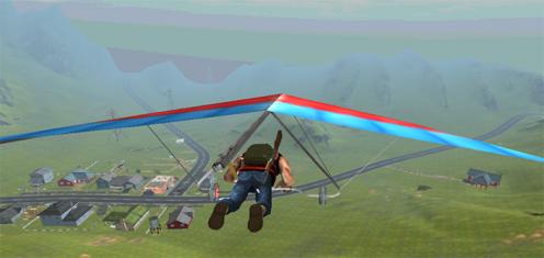 滑翔翼飞行3D