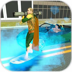 水滑板城市英雄3D