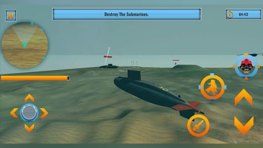机器人潜艇作战