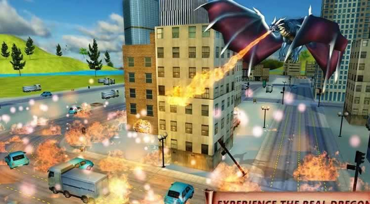 火焰巨龙城市模拟器