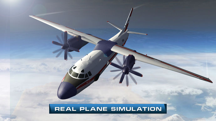 飞机飞行员飞行模拟器的3D