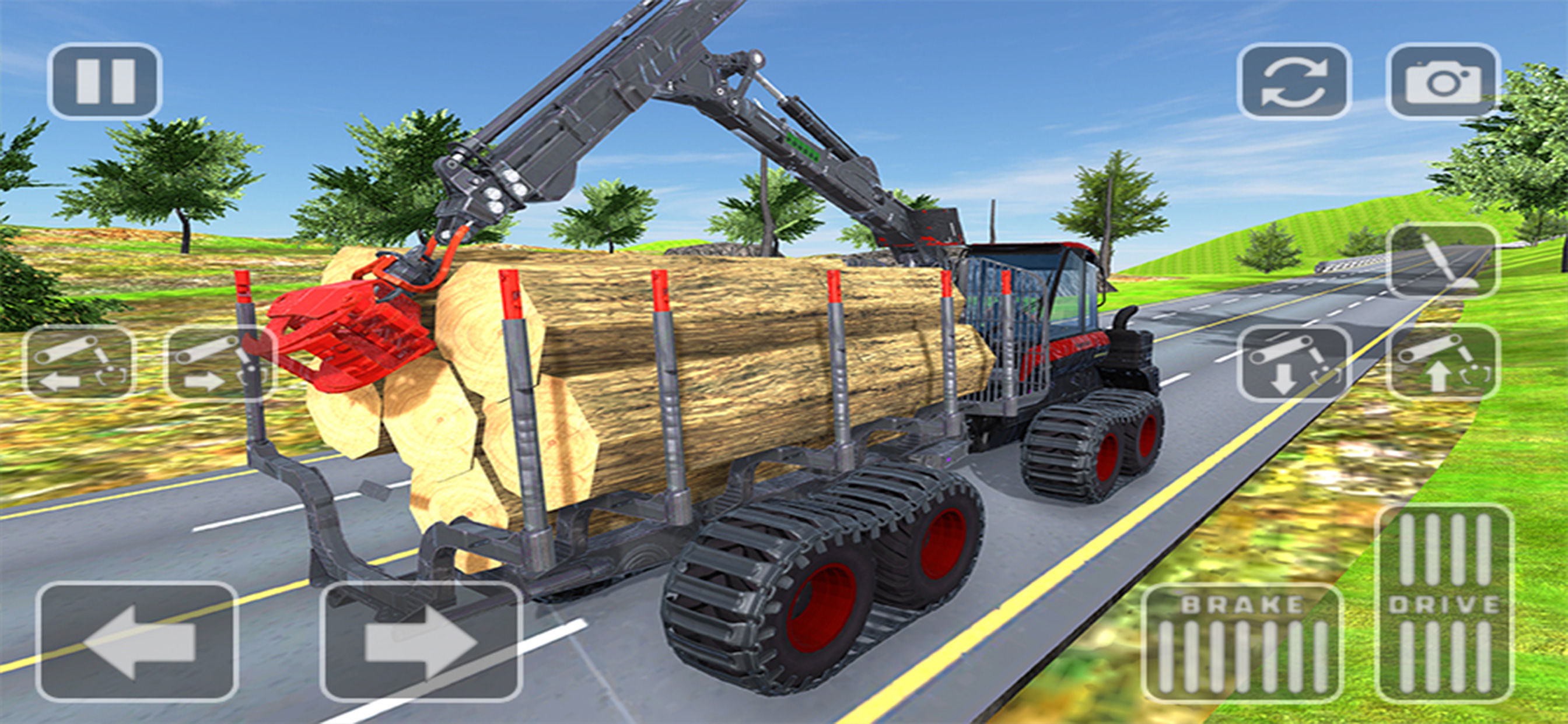 伐木工人卡车司机3D