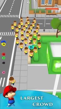 人群奔跑3D
