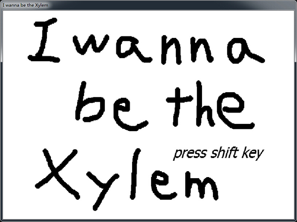 i wanna be the xylem