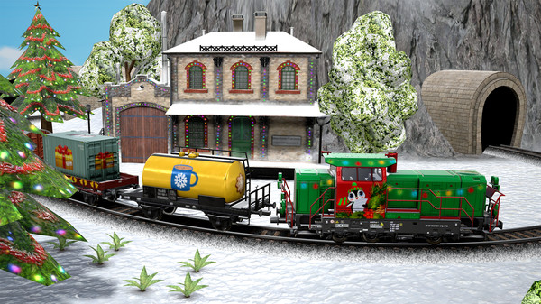 圣诞铁路模型模拟器中文版