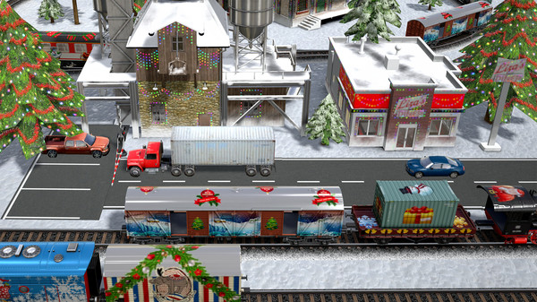 圣诞铁路模型模拟器中文版