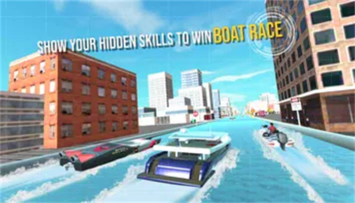 水上船驾驶竞赛模拟