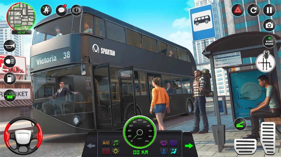 城市长途汽车模拟器3D中文版