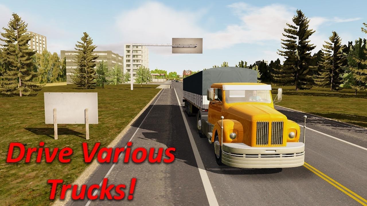 大卡车道路模拟驾驶