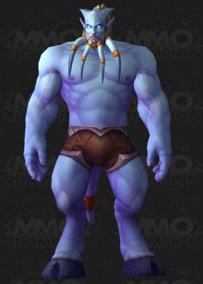 《魔兽》6.0男性德莱尼新模型 六块腹肌清晰可见