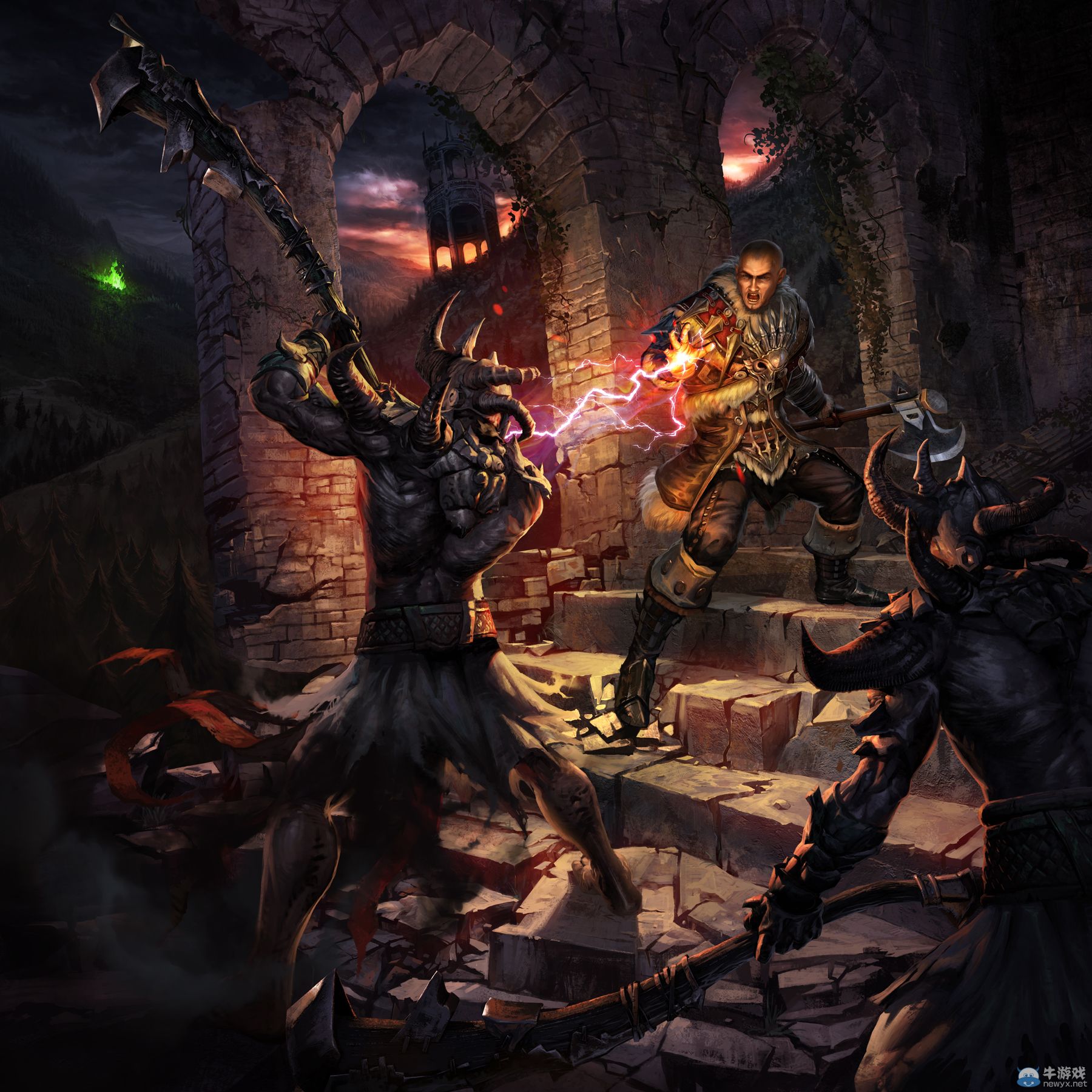 《崛起3》最新截图公布 恶魔猎手职业细节展示
