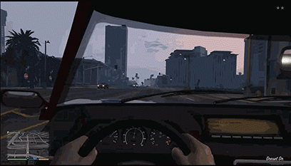 《GTA5》第一人称车祸动图流出!自行脑补尖叫声!