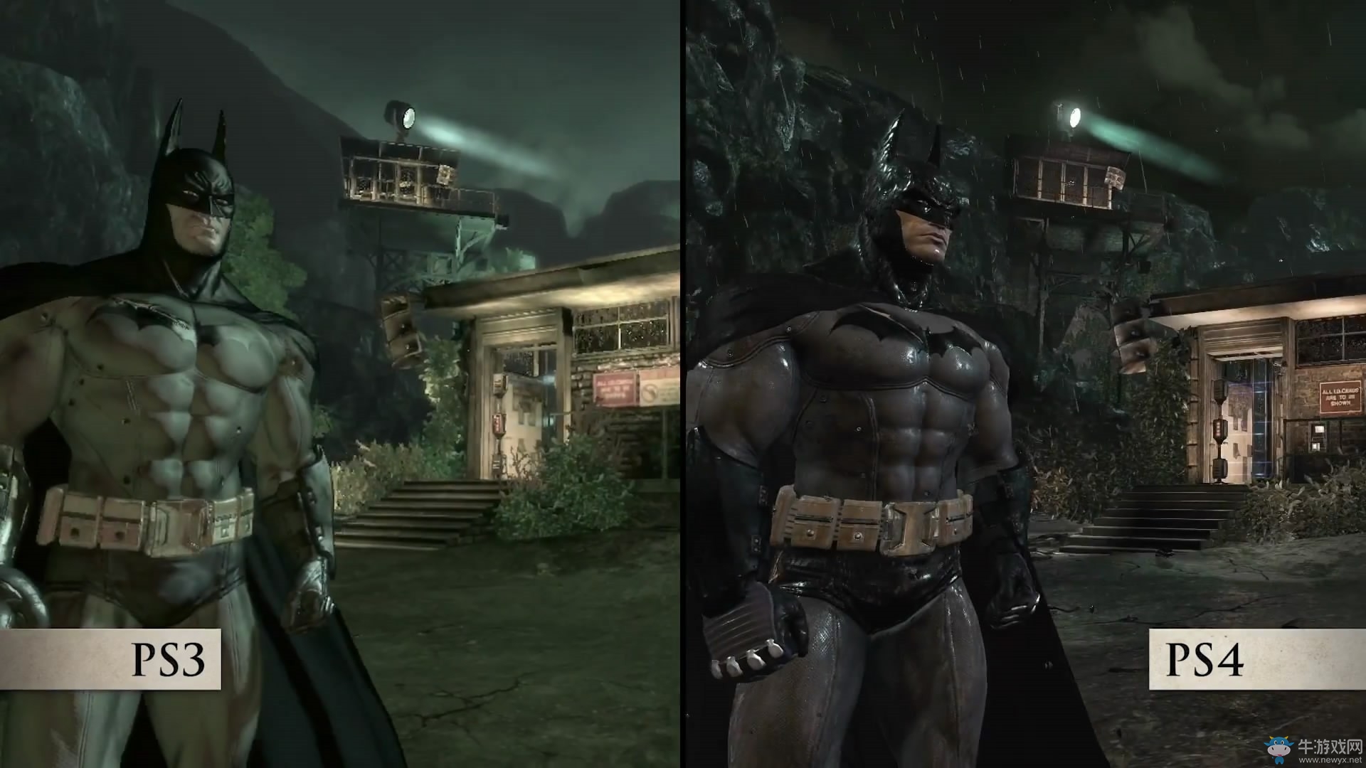 《蝙蝠侠：重返阿卡姆》发售日期泄露 画质对比视频放出