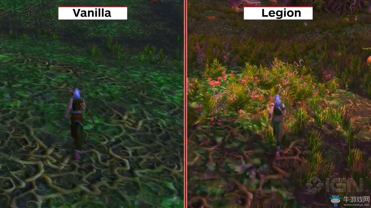 《魔兽世界》香草时代 VS 7.0画质对比 天翻地覆