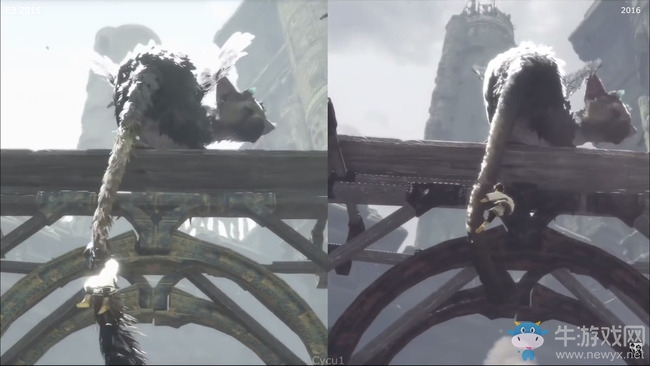 《最后的守护者》E3 2015/E3 2016画质对比 进步很大