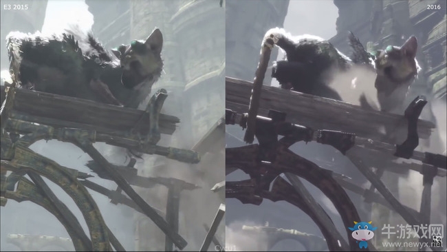 《最后的守护者》E3 2015/E3 2016画质对比 进步很大