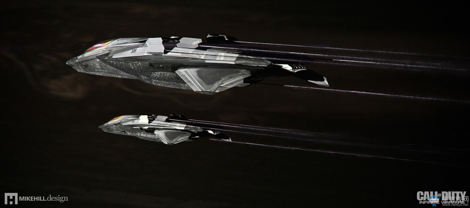 《使命召唤13》飞船原画公布 多数飞船设计源于现实的真实战机