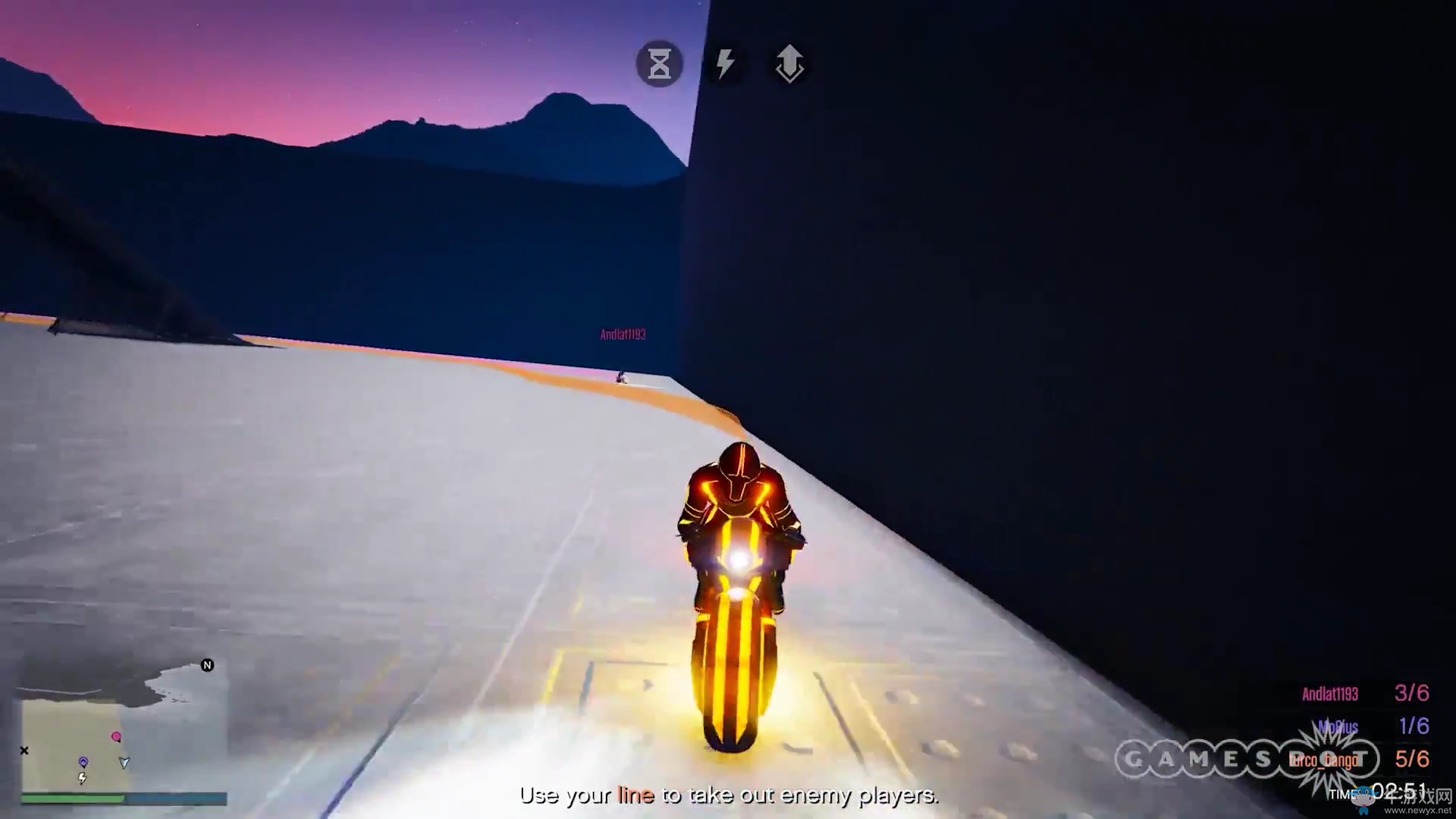 《GTA5》最新模式“死亡尾流”试玩视频 怎么感觉像玩贪吃蛇！