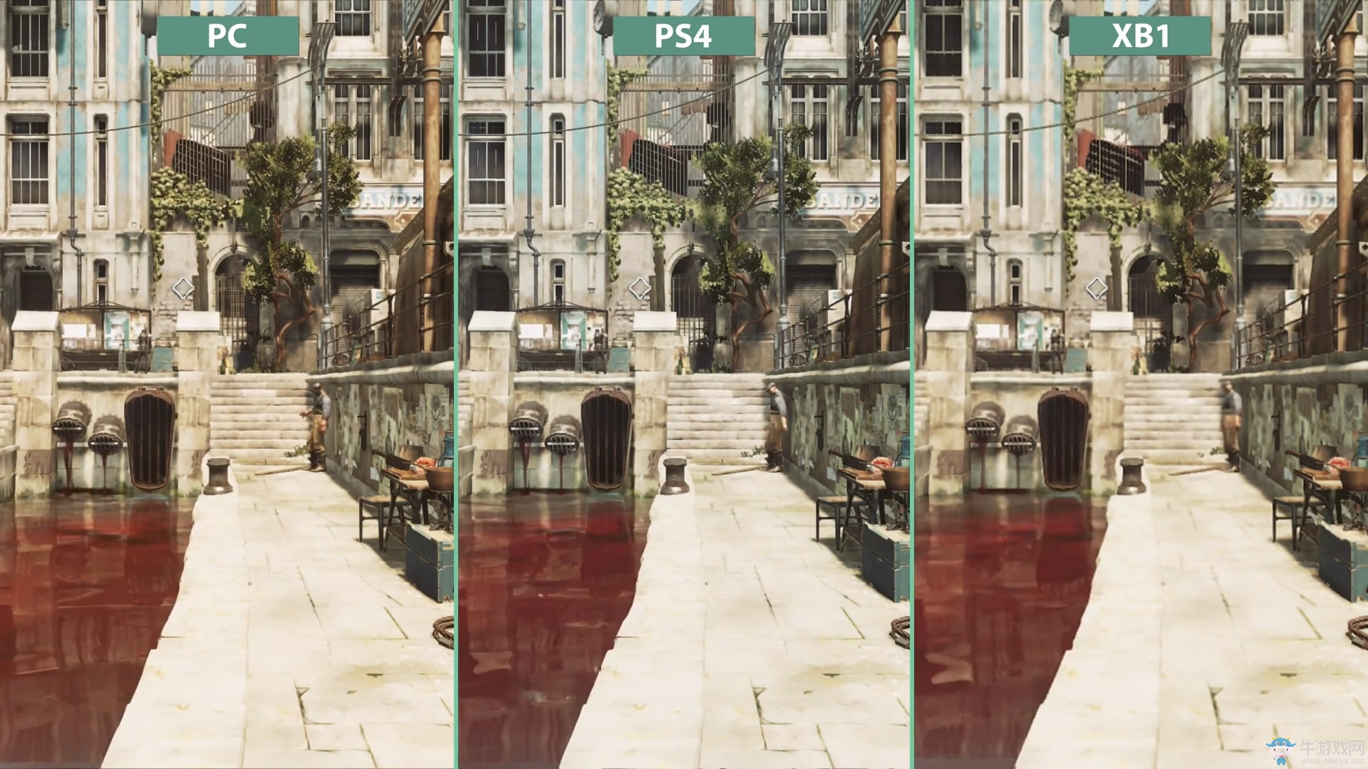 《羞辱2》PC/PS4/XboxOne三大平台画质对比  PC并无优势