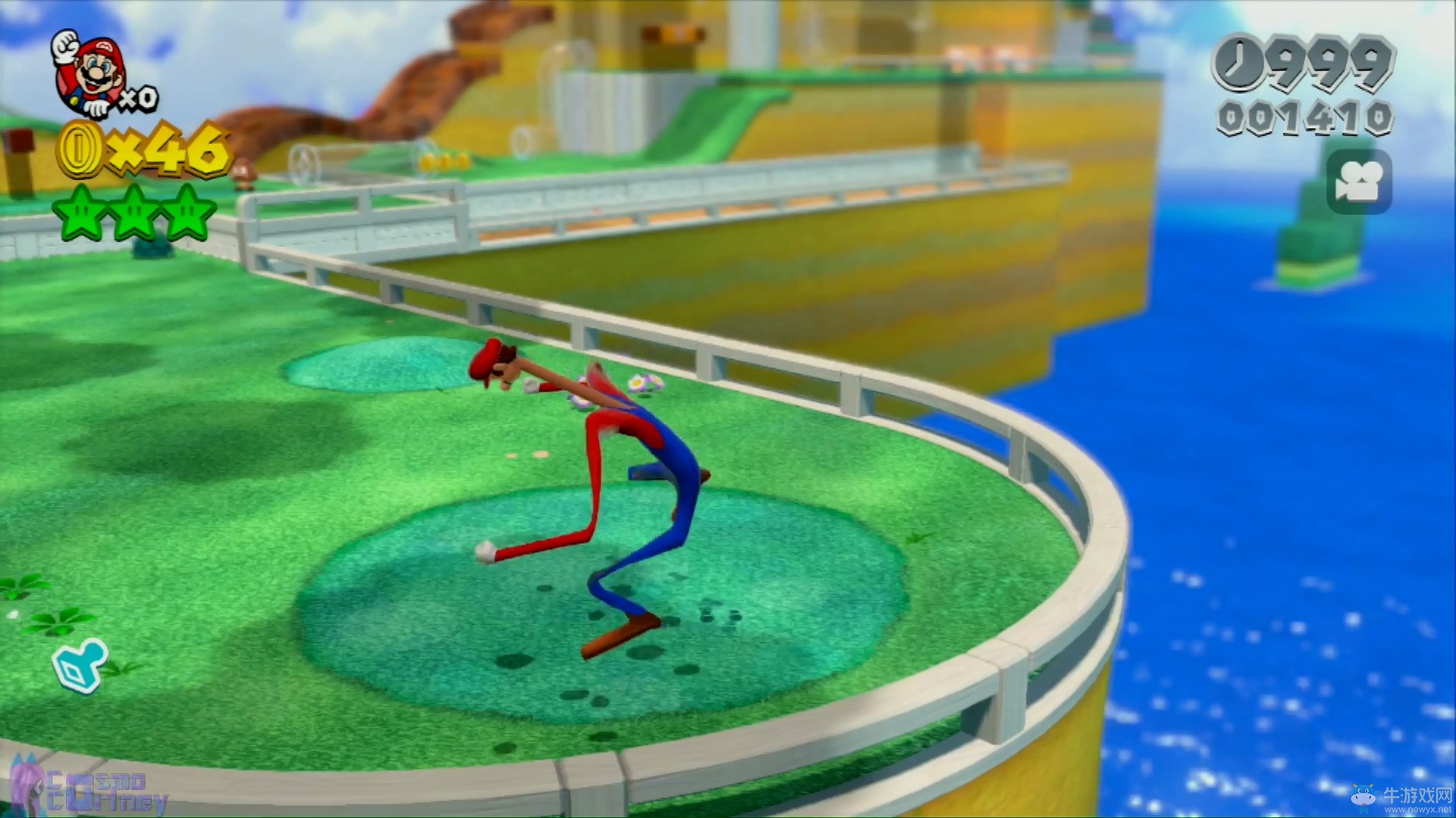 《超级马里奥3D世界》水管工被玩坏 竟被改的如此鬼畜