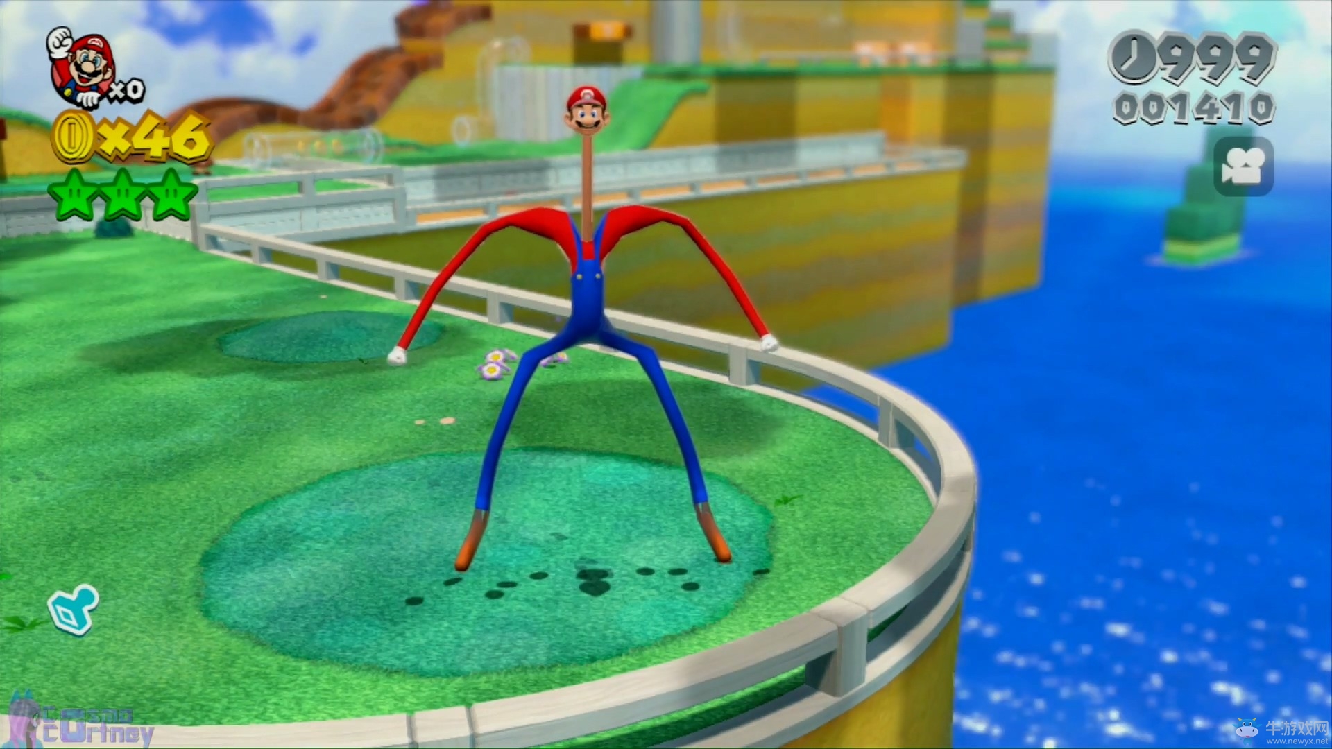 《超级马里奥3D世界》水管工被玩坏 竟被改的如此鬼畜