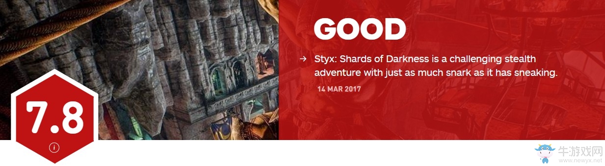 《冥河：黑暗碎片》IGN评分公布 潜行充满了十足挑战性