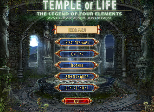生命神庙：四元素传说