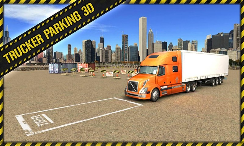 3D卡车司机停车