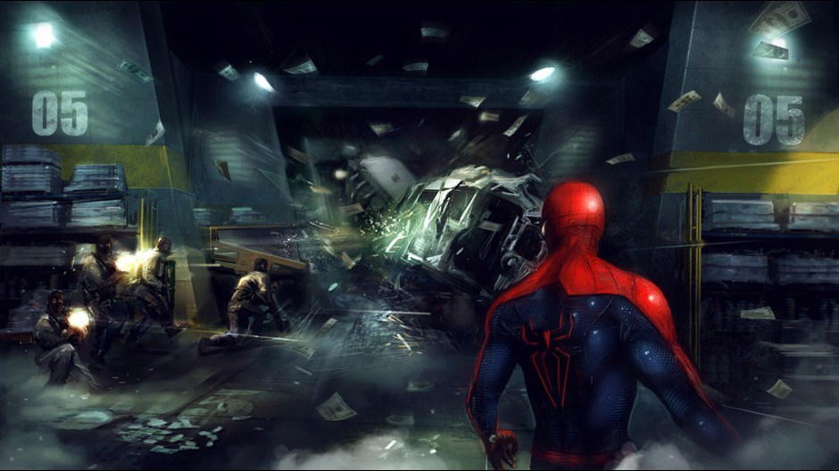 《神奇蜘蛛侠》游戏截图和设定画