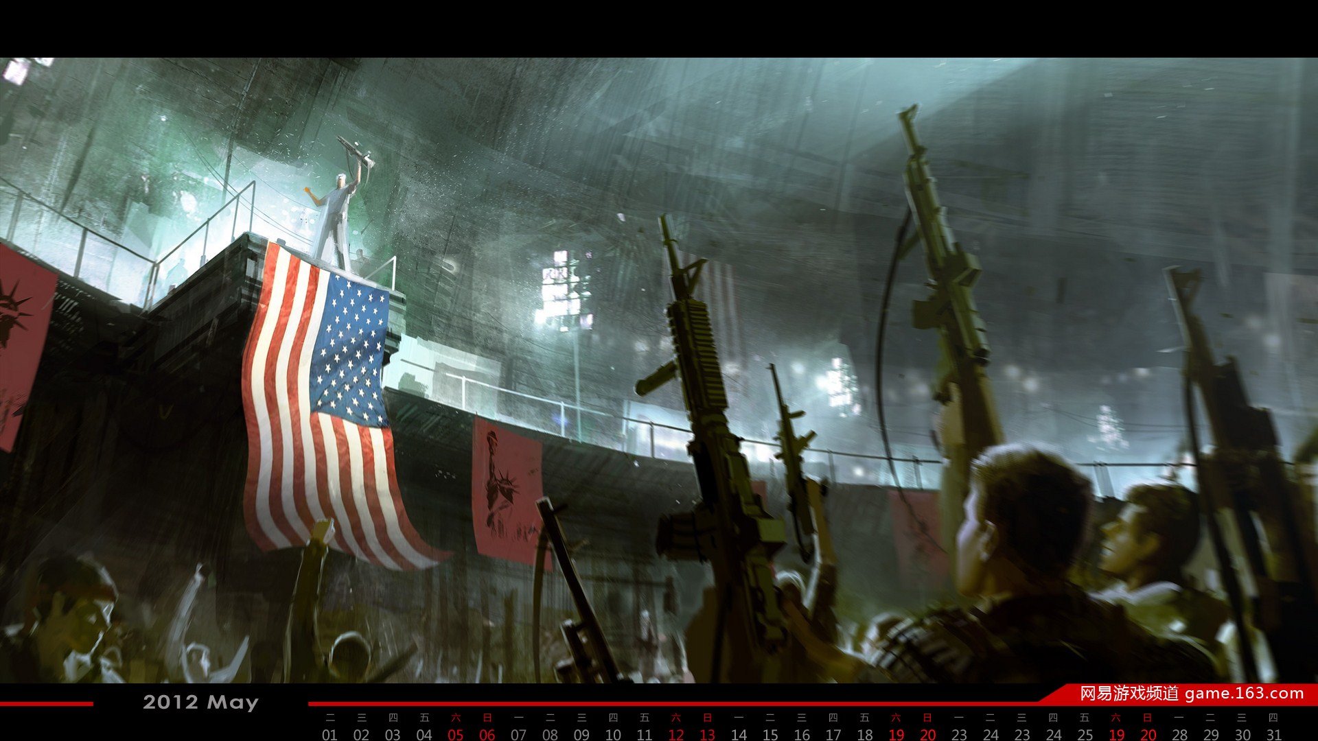第一人称射击游戏，《彩虹六号：爱国者》精美壁纸